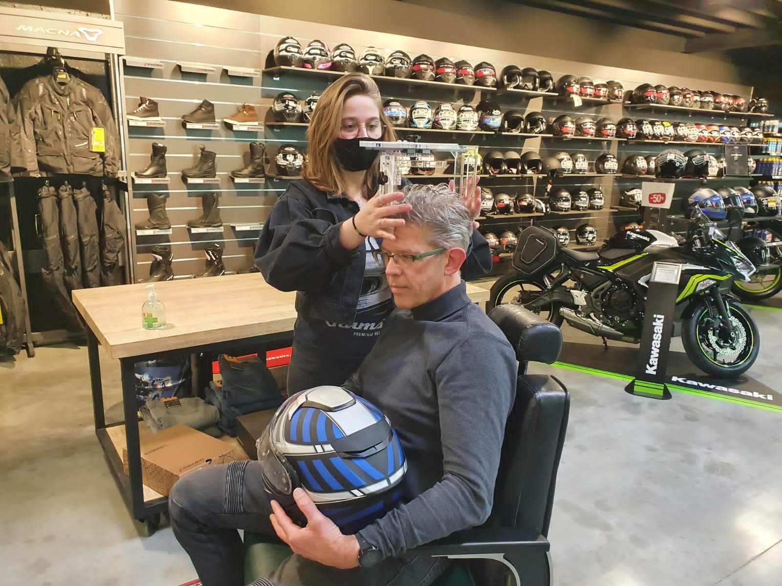 Nieuwe Shoei helm met personal fit