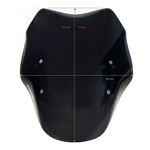 Ermax sport windscherm 51CM Piaggio MP3 530/400
