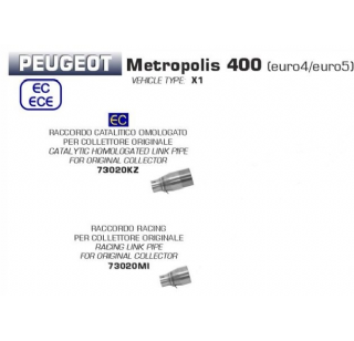 Arrow racing link Peugeot Metropolis e4/e5