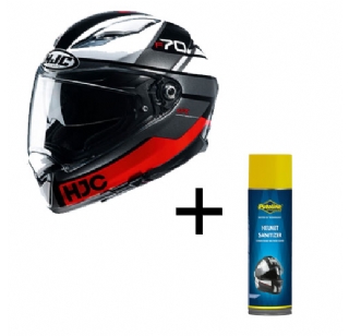 Helm + Helm onderhoud spray
